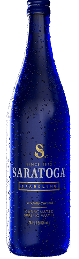 Saratoga Sparkling Spring Water 28 fl oz bottle