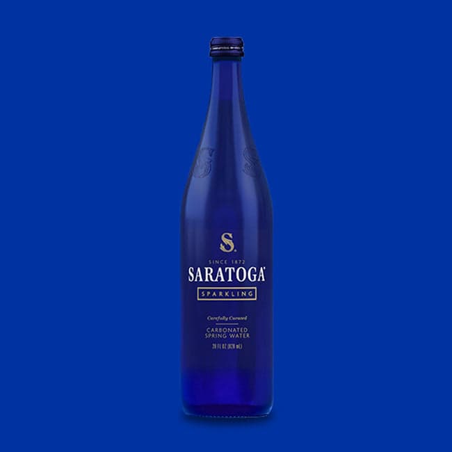 Saratoga Sparkling Spring Water 28 fl oz bottle
