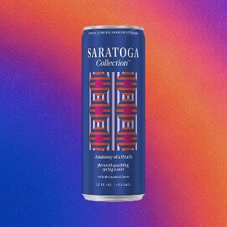 Saratoga Collection "Anatomy of a Peach" surrounded by the colors of "The Curator Vibe".