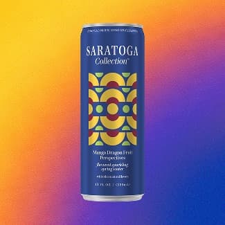 Saratoga Collection "Mango Dragon Fruit Perspectives" surrounded by the colors of "The Instigator Vibe".
