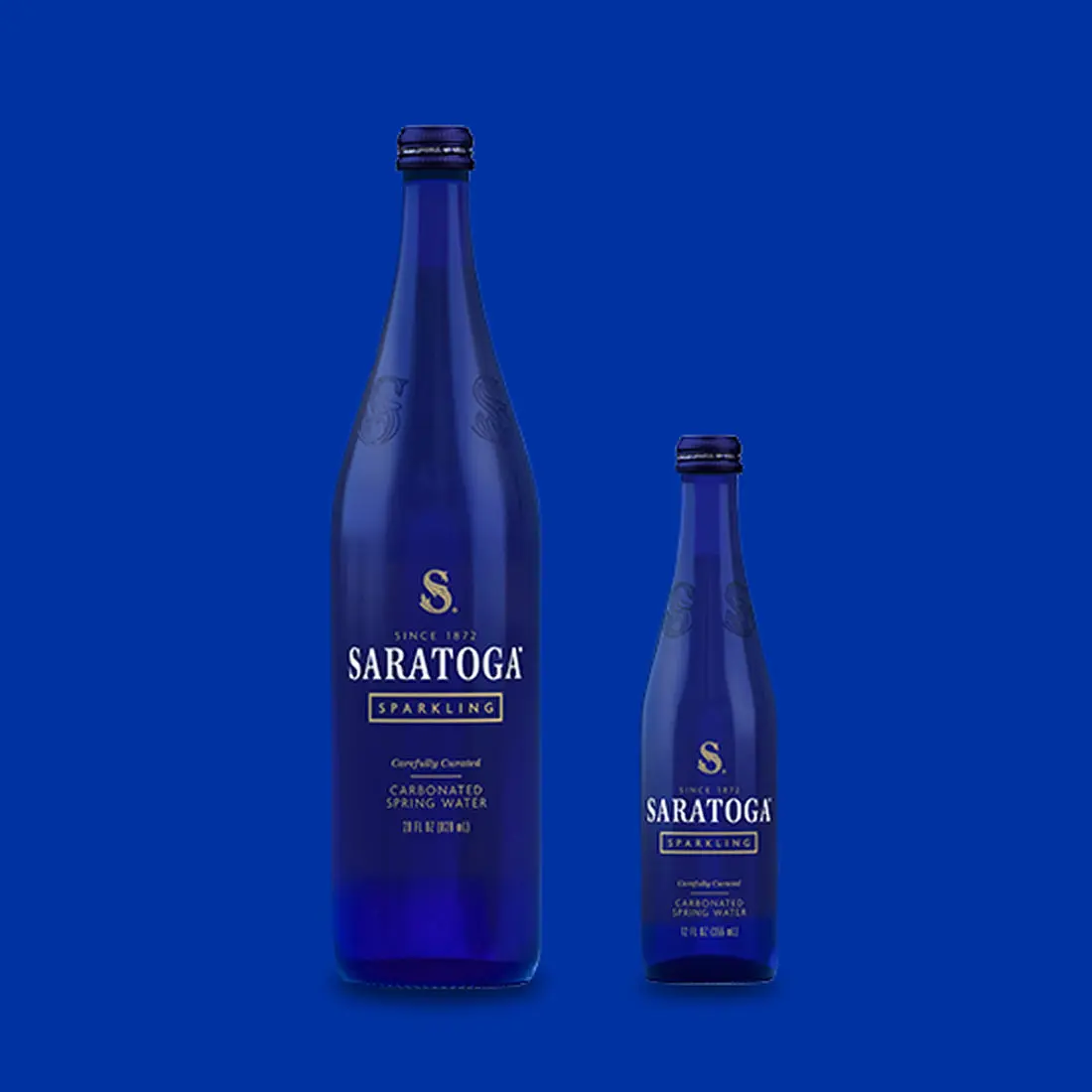Saratoga Sparkling Spring Water bottle