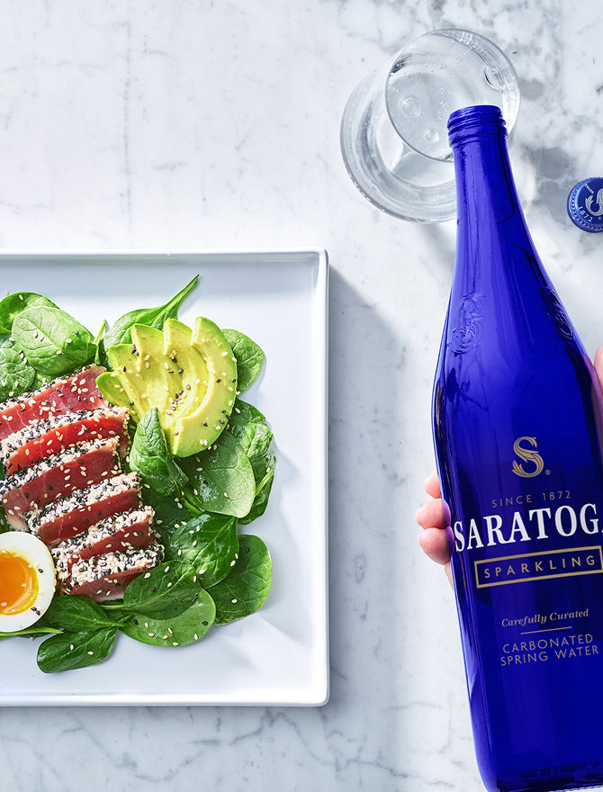 Sesame Crusted Seared Tuna Salad